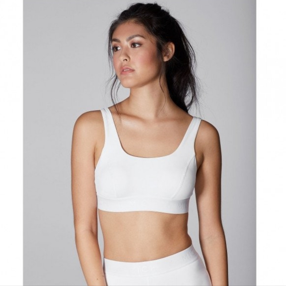 MICHI Pulse Bra, White, Size XS